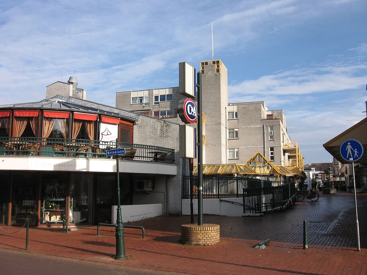 De Nieuwe Brink in het centrum van Bussum
