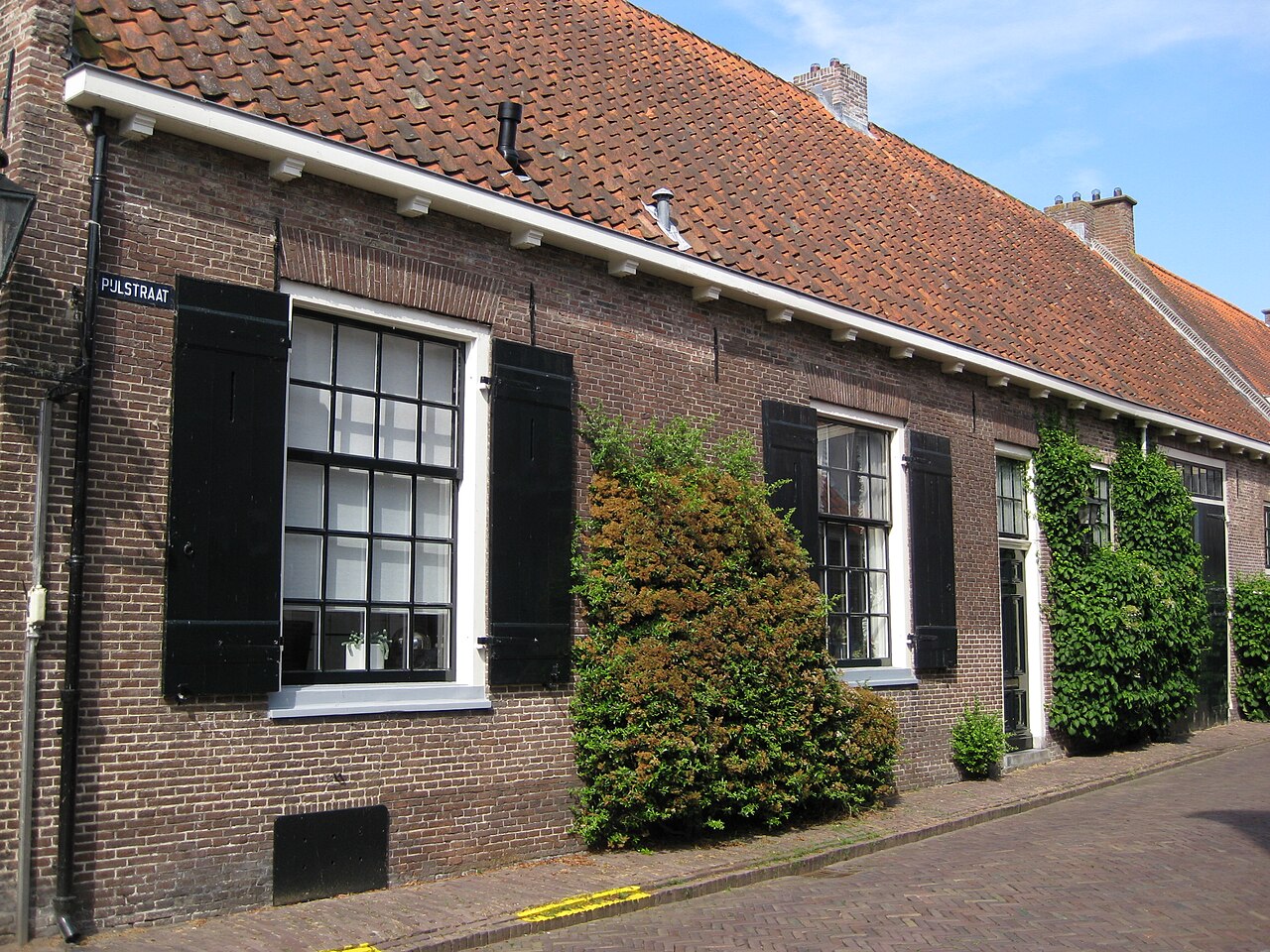 Historische woning aan de Pijlstraat in Naarden-Vesting
