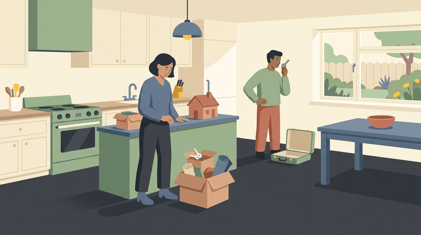 wie mag in het huis blijven wonen na scheiding